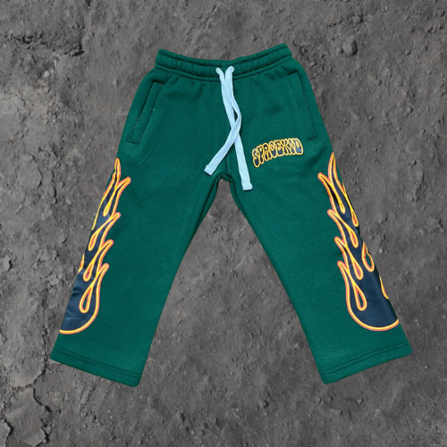 Space Flame Joggers — Green