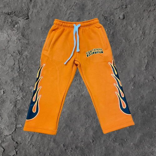 Space Flame Joggers — Orange