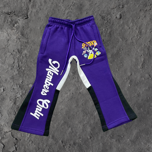 Space Members Only Joggers - Purple