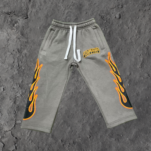 Space Flame Joggers — Grey